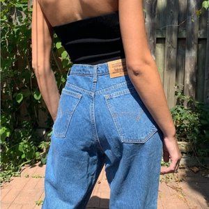 VINTAGE 90’s  Levi’s Jeans 631 High Waisted Orange Label